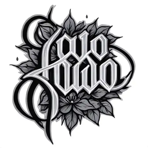 Name Tattoo Design Inspired