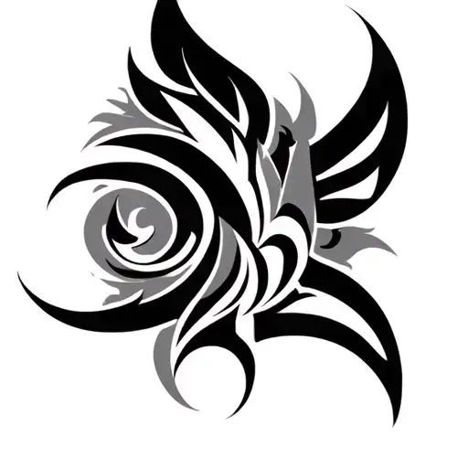 Tribal Tattoo Depicting