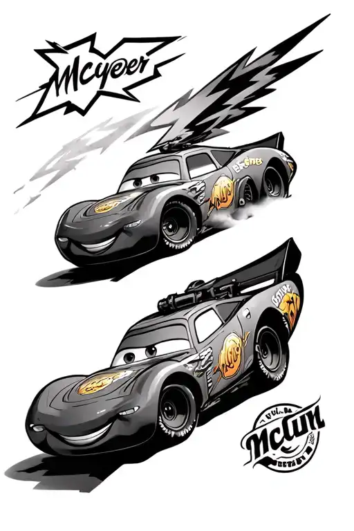 Lightening Mcqueen And Mayer Going To War