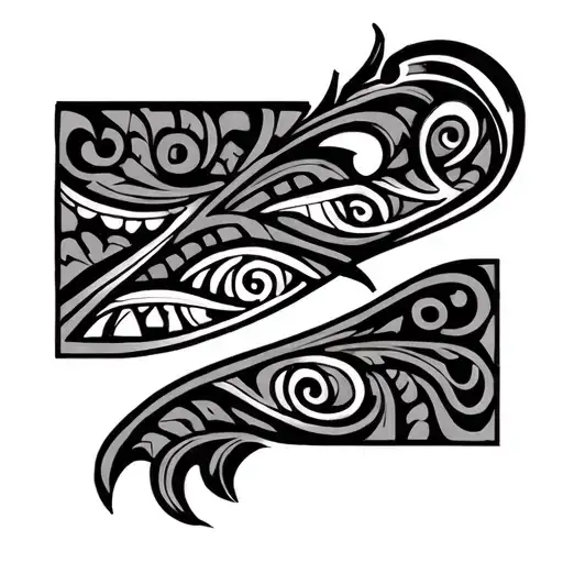 Maori Design Leg Sleeve
