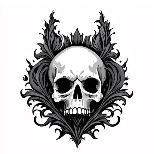 Dark Ornamental Gothic Simple