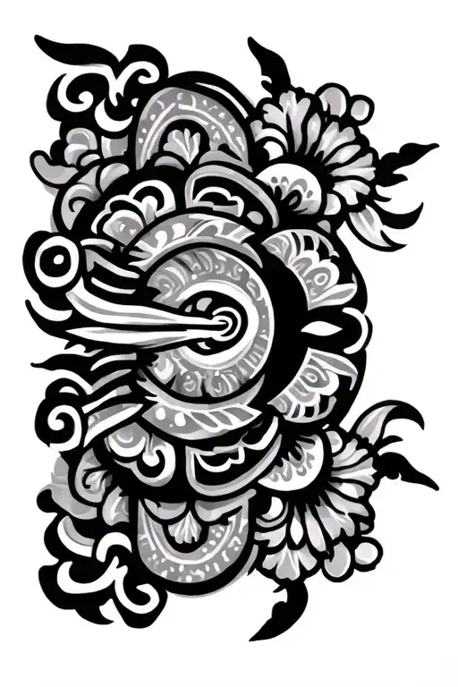 Hmong Tattoo Mixed With Polynesian
