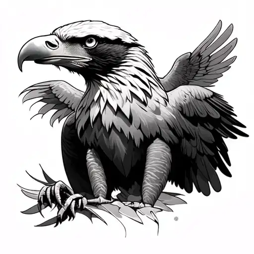 Bald Eagle Romania Usa Shoulder