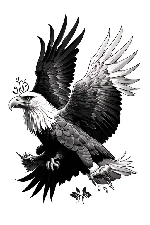 Bald Eagle Romania Usa Shoulder