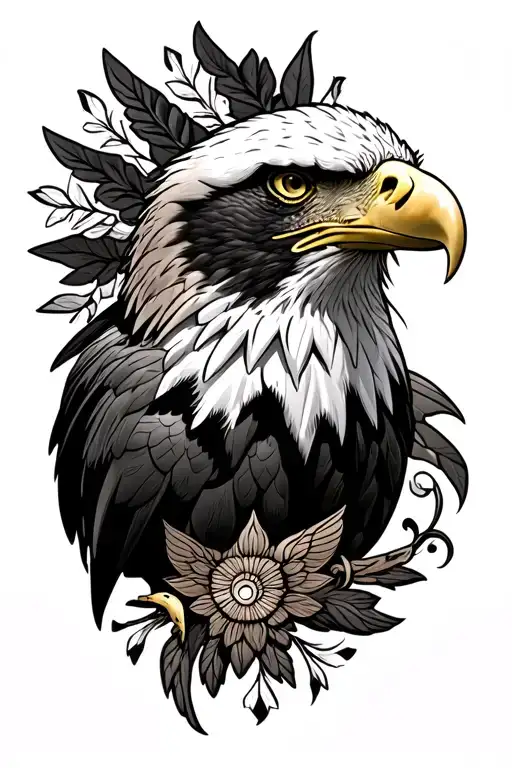 Bald Eagle Romania Shoulder