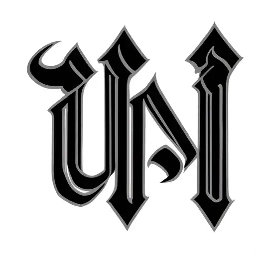 Name - Umar Written In Calligraphy Characters Representing