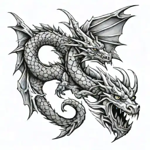 Dragon Tattoo Design Inspired