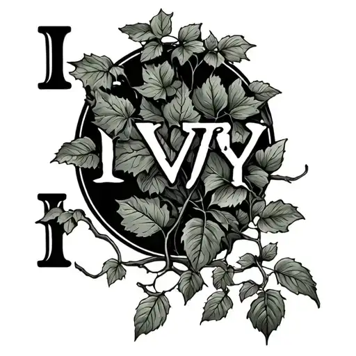 The Name Ivy With The Ivy Plant Vine