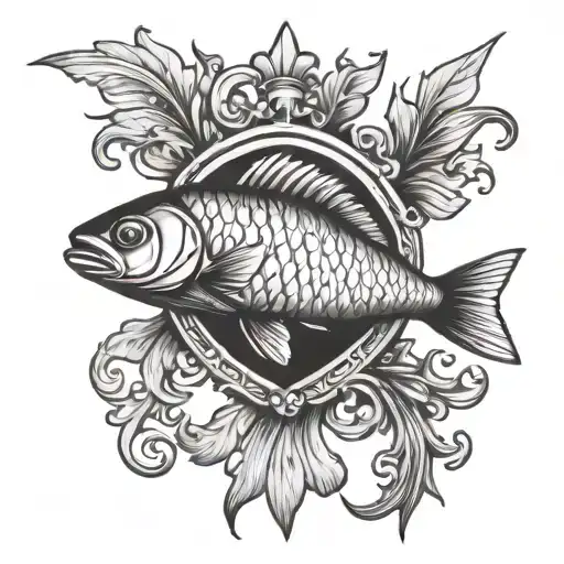 Fish Family Crest
