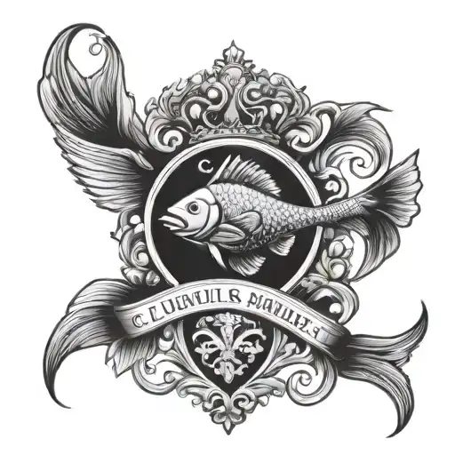 Fish Family Crest