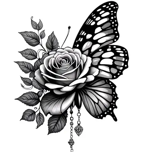 Rosary Butterfly Rose