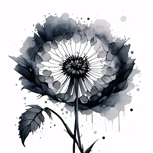 Watercolor Dandelion