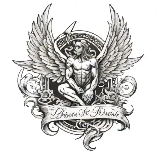 Angel Devil Wings And Tails And Papers Llants