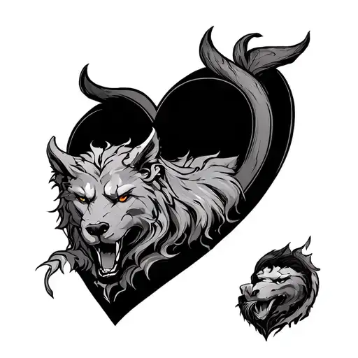 Cerberus Sleep Beside A Hearth