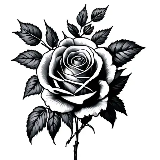 A&s With Roses Blooming