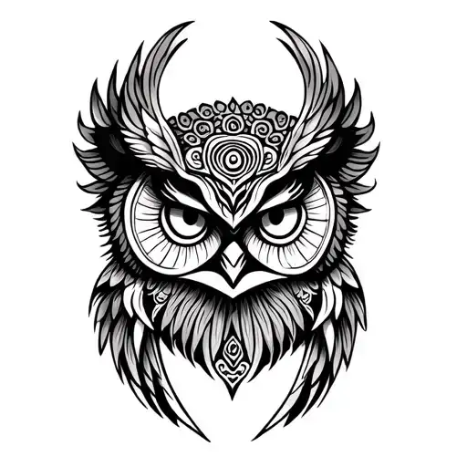 Owl As Hindu God