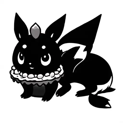 Eevee Pokemon And Cake