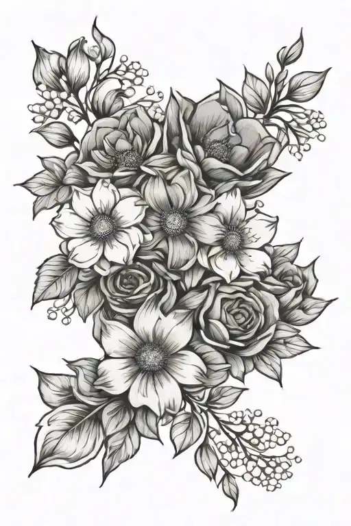 Sister Birth Flowers