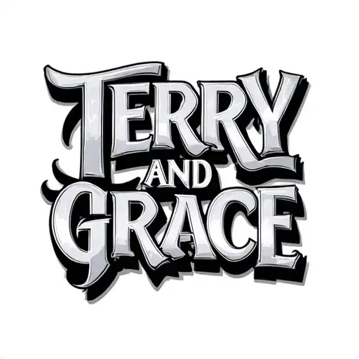 The Names Terry And Grace Written Vertically