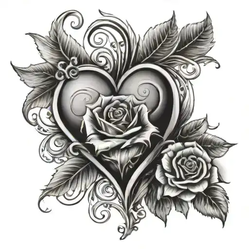 Anna Eliana Tiana Names Shaped In A Heart For My Upper Leg