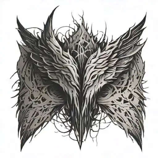 Crazy Wing Design That Looks Like Monster Scratches