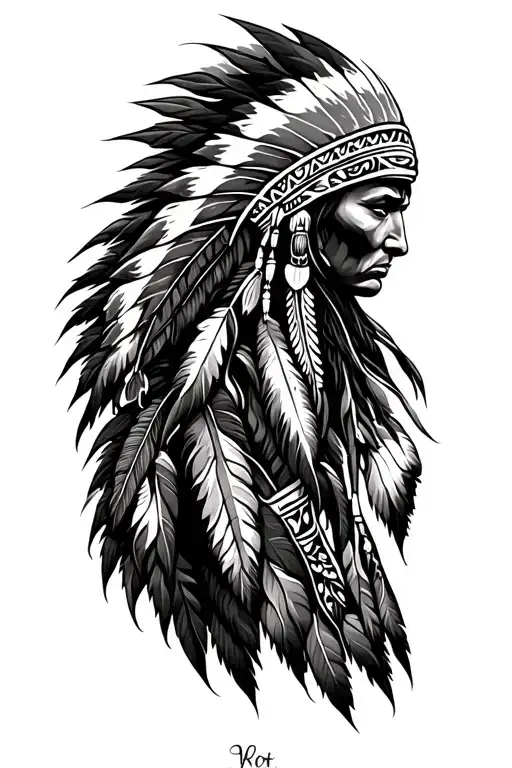 Native Cherokee Tribal Sleeve