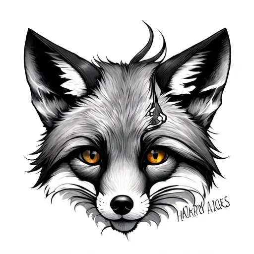 Harry Potter And Fox Curled