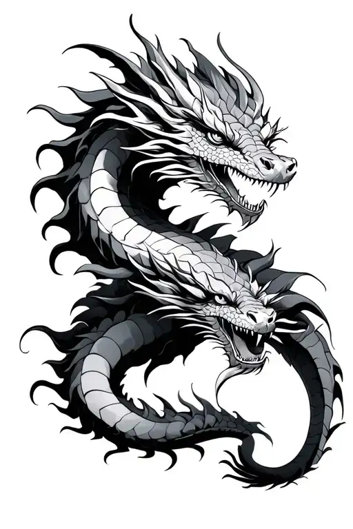 Dragon Wrapping Up Arm Sleeve