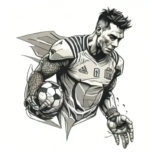 Ronaldo Messi Robot