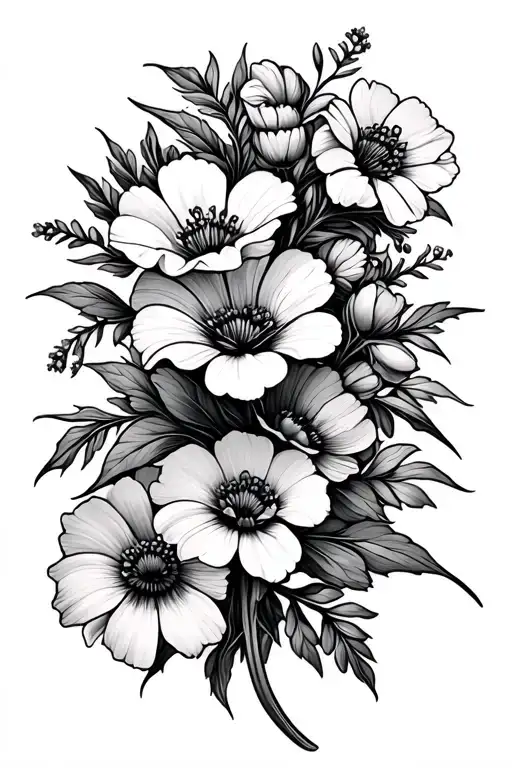 Wildflowers Intertwined