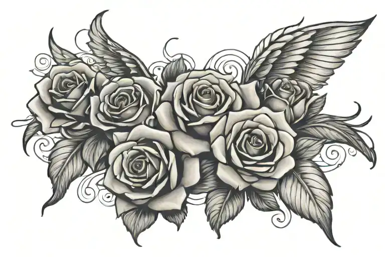 5Roses And 2Wings