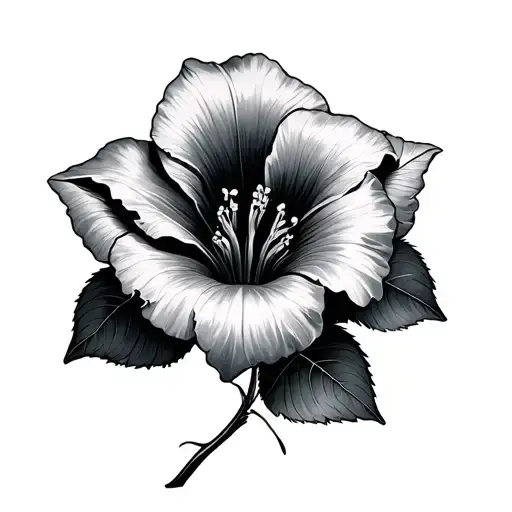 Morning Glory Flower Intertwined