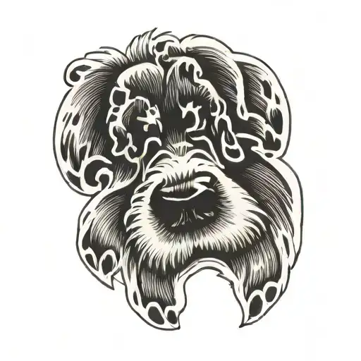 Dog Paw With Picture Of My Dog