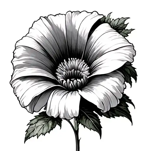 Aster And Morning Glory