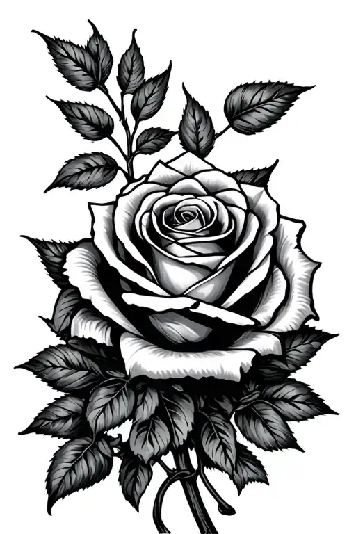 Dacotah With A Rose Surrounded