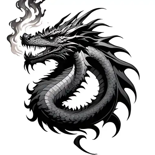 Dragon Breathing Fire