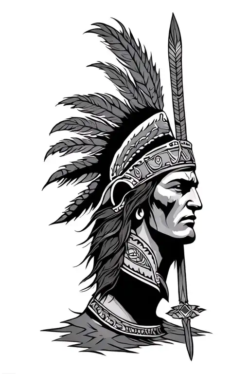 Mapuche And Viking Mixed