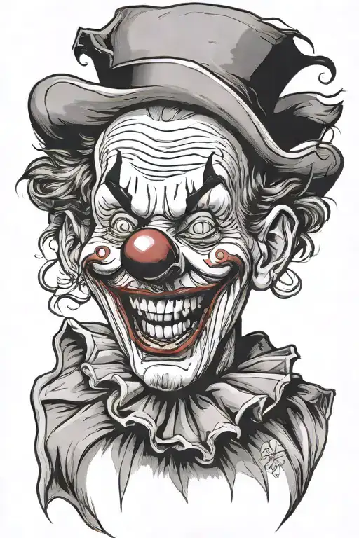 Art The Clown Laughing