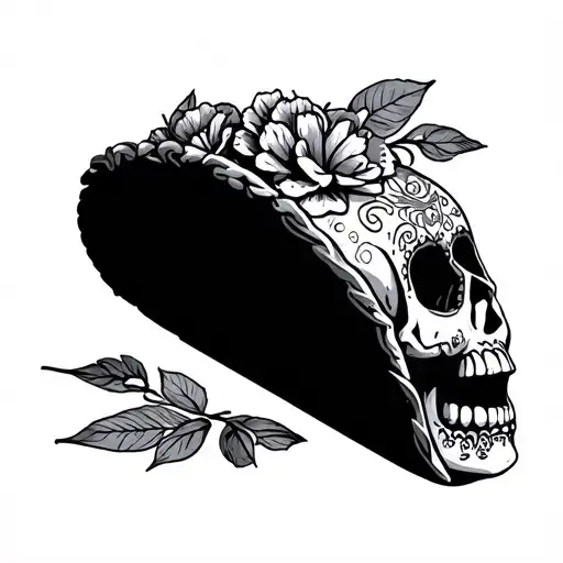 Day Of The Dead Taco