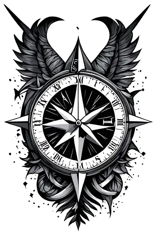 Compas With Coordinates