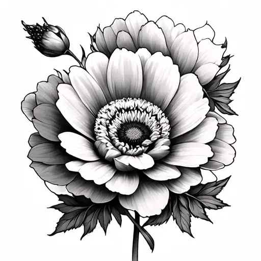 Chrysanthemum And Poppy