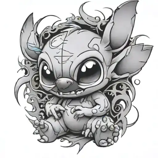 Stitch Angry Lai