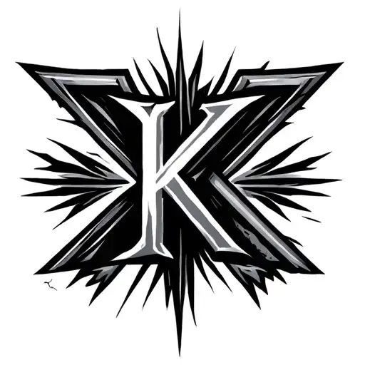 Triangle K With Roman Numerals