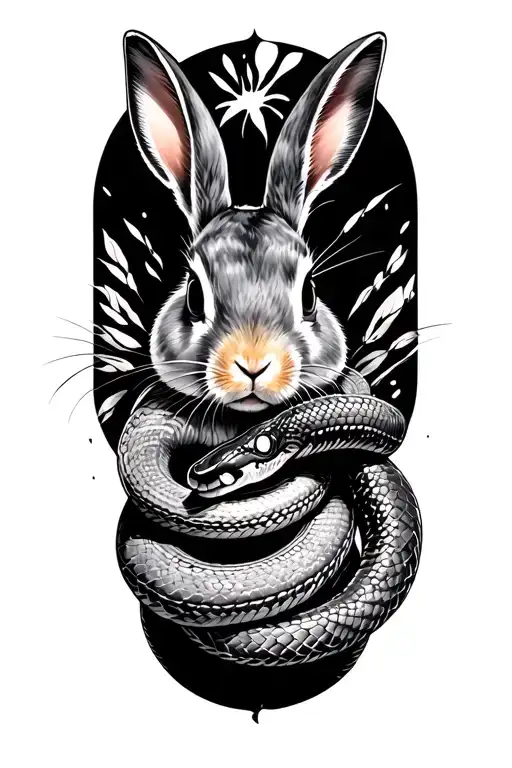Rabbit And Snake