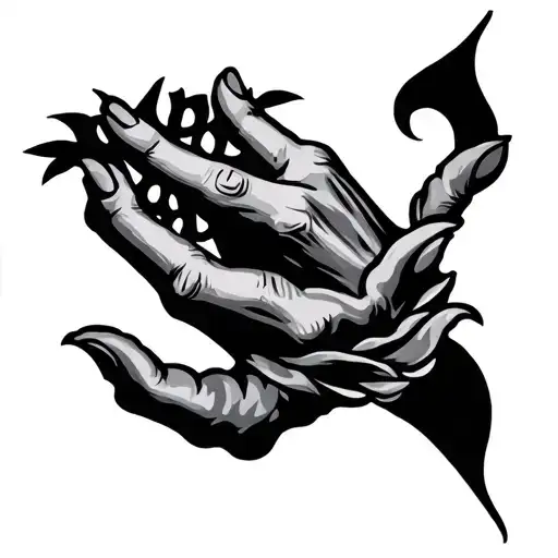 Negative Old English A Hand
