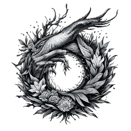 Arm Wrap Tattoo About Life Cycle Full Sleve
