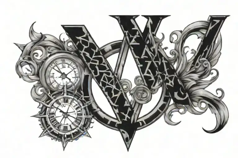 Roman Numerals Surrounded