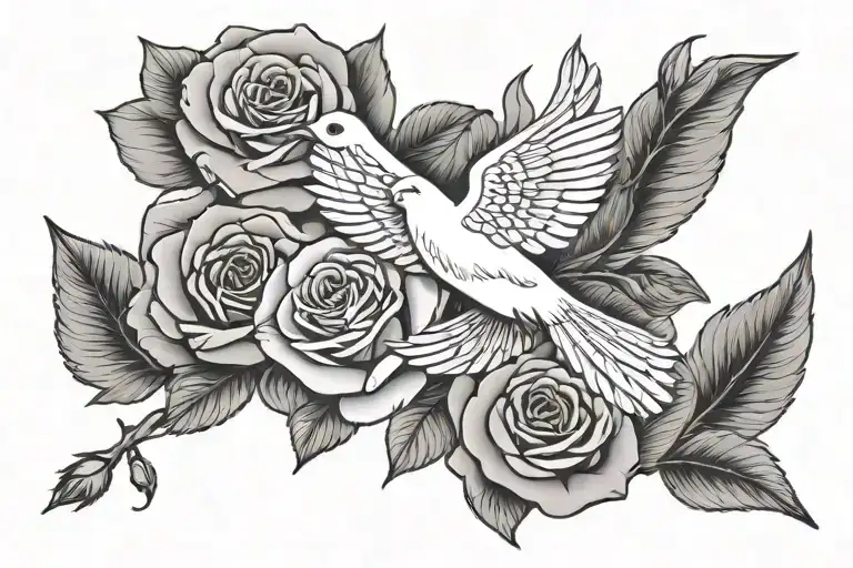 Roses And Dove And Bullet