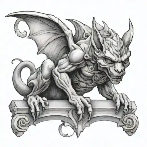 Perched Gargoyle