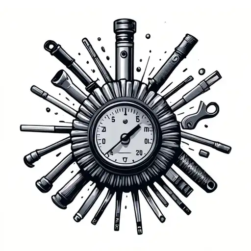 Hvac Tools Arranged